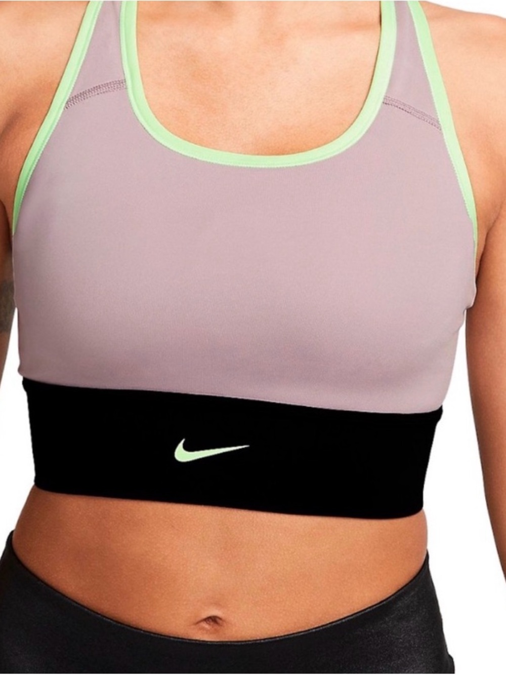 Nike Swoosh medium support longline Sports Bra Sz XL